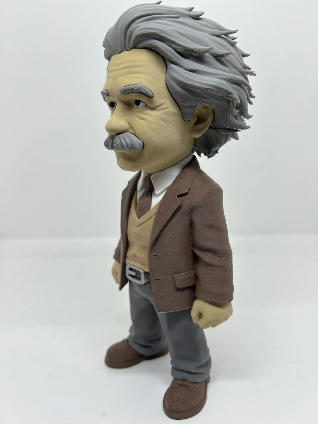 Albert Einstein Figure 3D Print 20cm Gamer Movie Fan Gift Office Display