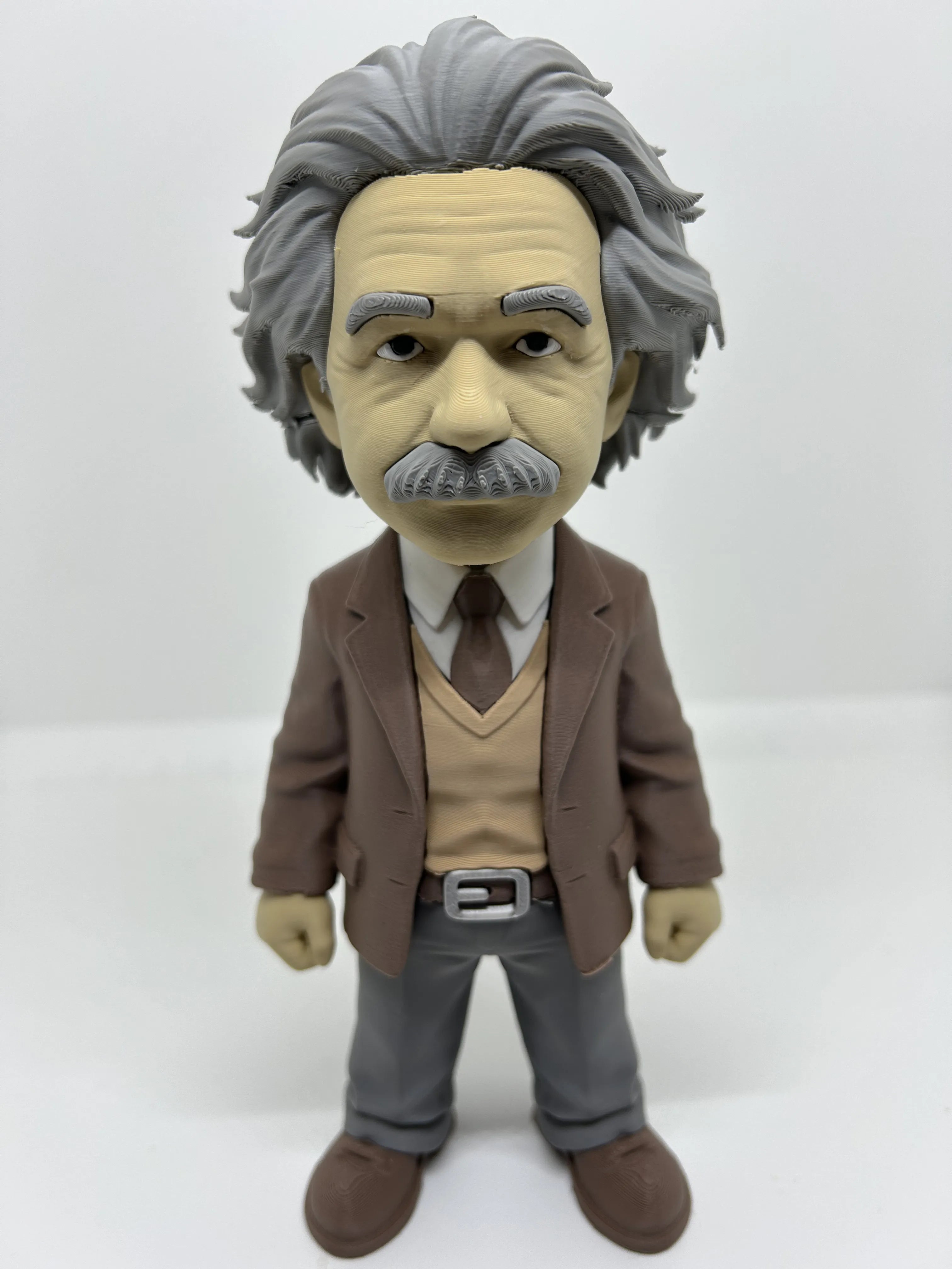 Albert Einstein Figure 3D Print 20cm Gamer Movie Fan Gift Office Display