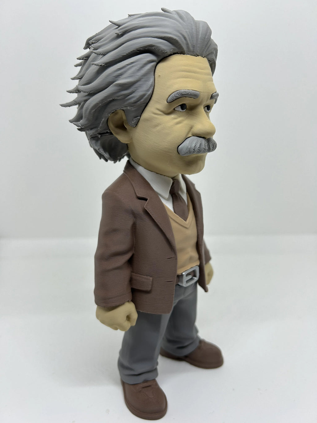 Albert Einstein Figure 3D Print 20cm Gamer Movie Fan Gift Office Display