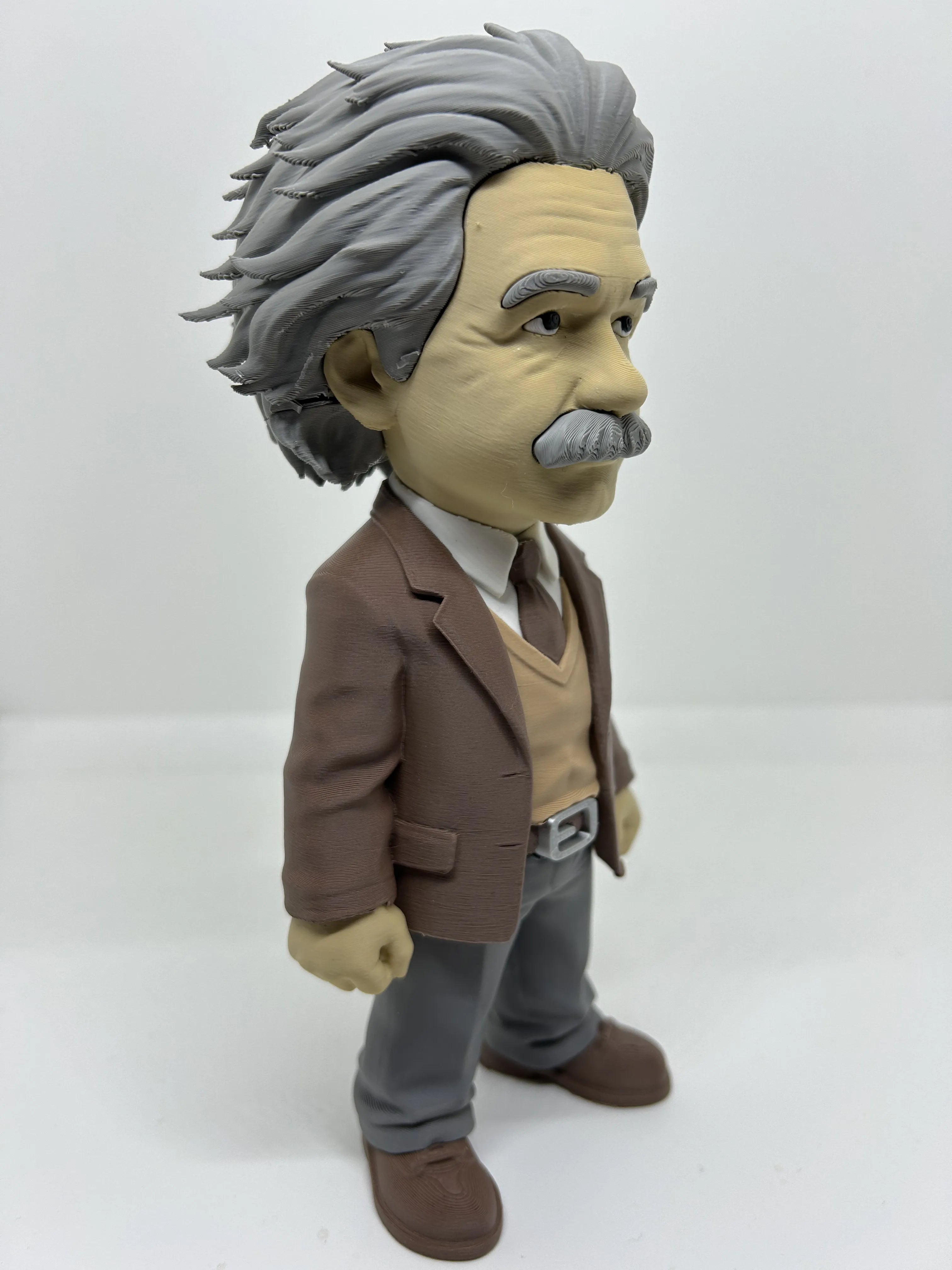 Albert Einstein Figure 3D Print 20cm Gamer Movie Fan Gift Office Display