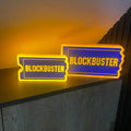 Blockbuster Video LED Lightbox Sign USB Powered - Gift Mancave Cinema Room