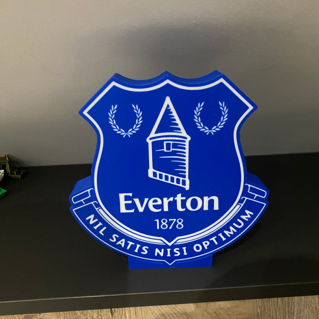 Everton Football Club LED Lightbox Nightlight USB Powered LED Lamp ,Man Cave, Bar