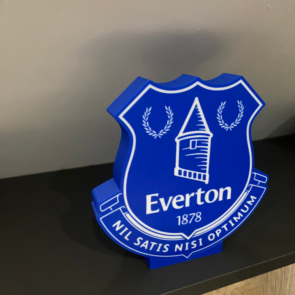 Everton Football Club LED Lightbox Nightlight USB Powered LED Lamp ,Man Cave, Bar