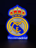 Real Madrid Logo Football Club LED Lightbox Badge - USB Powered