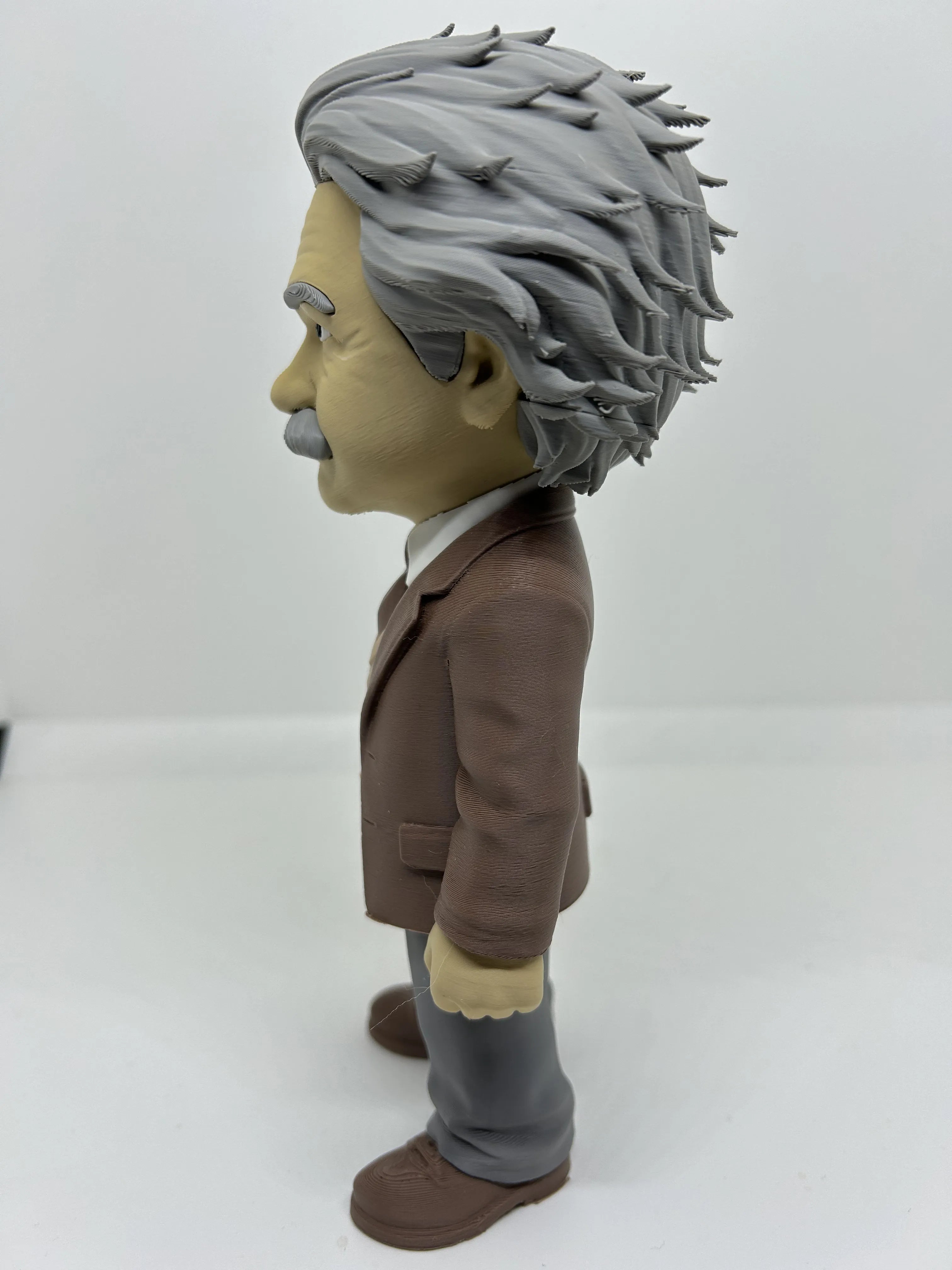 Albert Einstein Figure 3D Print 20cm Gamer Movie Fan Gift Office Display
