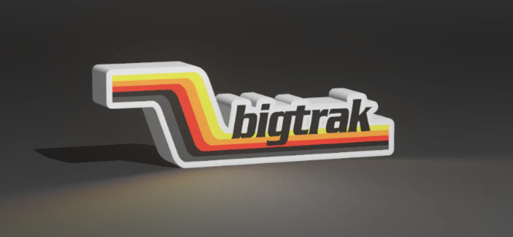 Bigtrak Retro Logo USB LED Sign USB Lamps Lightbox Collector