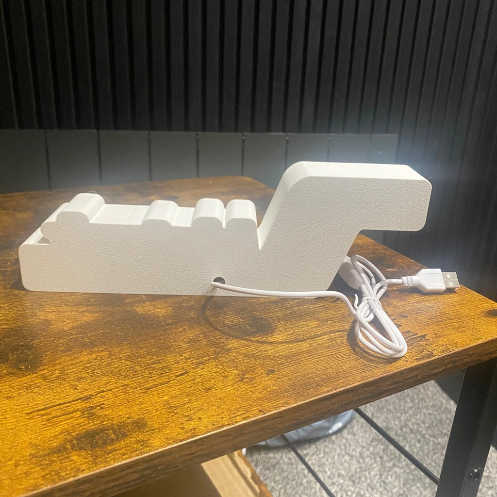 Bigtrak Retro Logo USB LED Sign USB Lamps Lightbox Collector