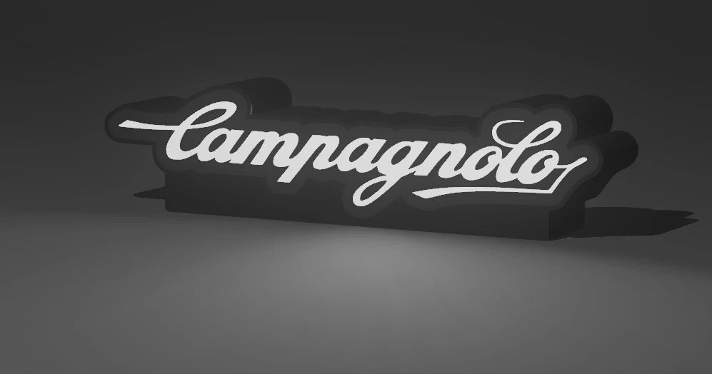 Campagnolo Logo LED Light Box Sign Bike Lamp Garage Tool Wall Decor USB Powered