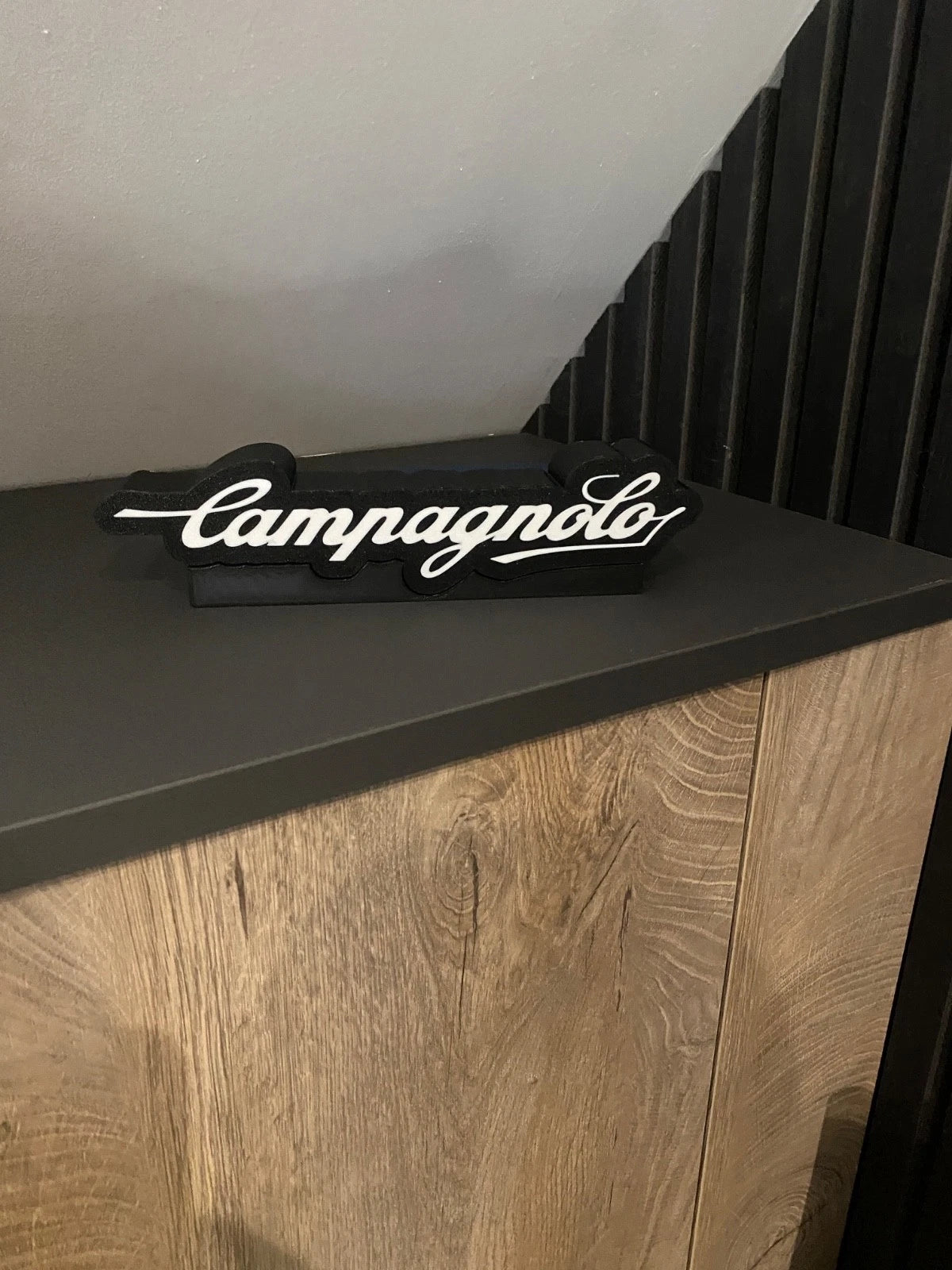 Campagnolo Logo LED Light Box Sign Bike Lamp Garage Tool Wall Decor USB Powered