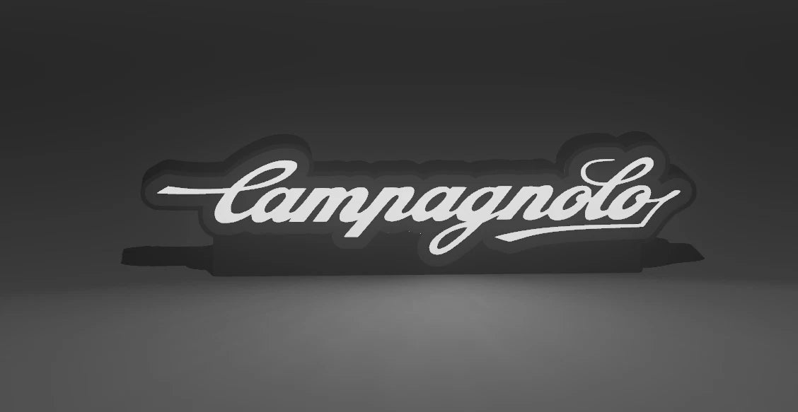 Campagnolo Logo LED Light Box Sign Bike Lamp Garage Tool Wall Decor USB Powered