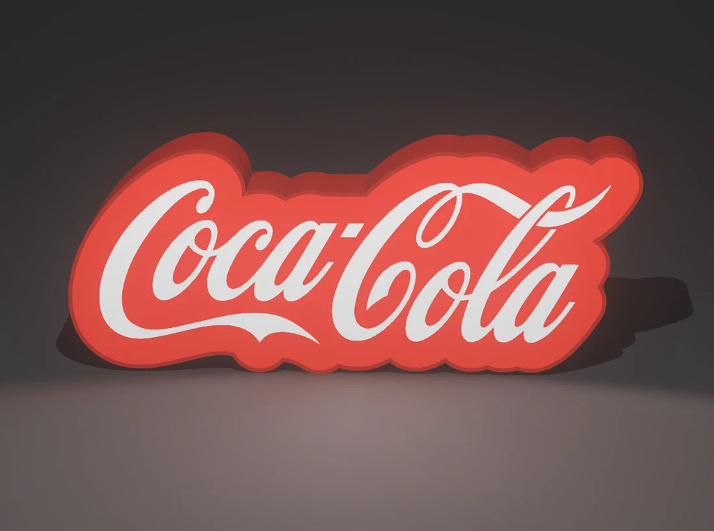 Coca Cola LED Light Up Sign Lightbox USB Powered Lamp Vintage Gift Man Cave