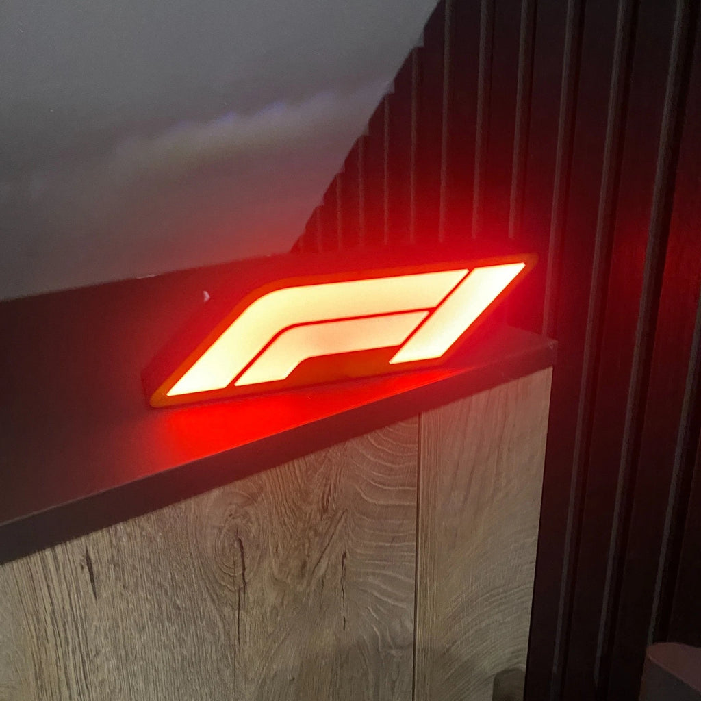 Formula 1 LED Logo Lightbox – F1 Racing USB Powered