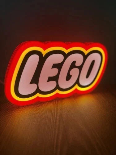 LEGO Logo Lightbox Night Light - Unique Gift for Lego Fans