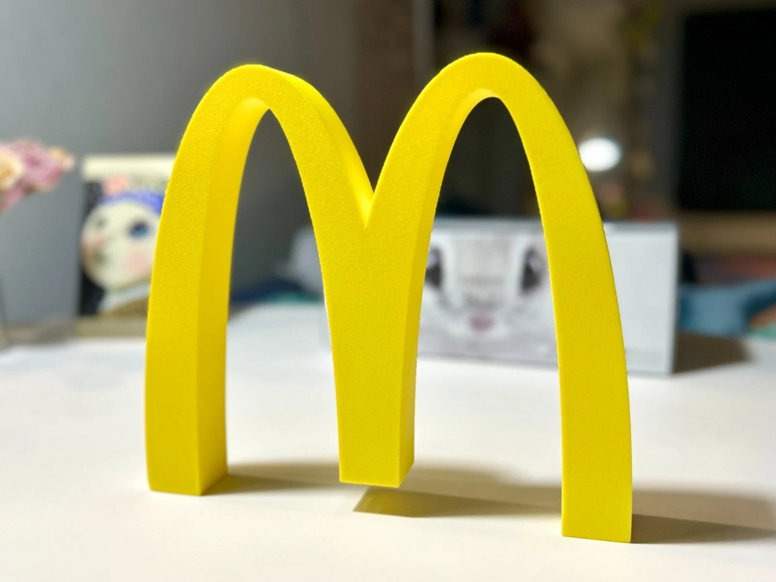 McDonald's USB LED Light Up Sign Lightbox USB Lamp Nightlight Fast Food Fan