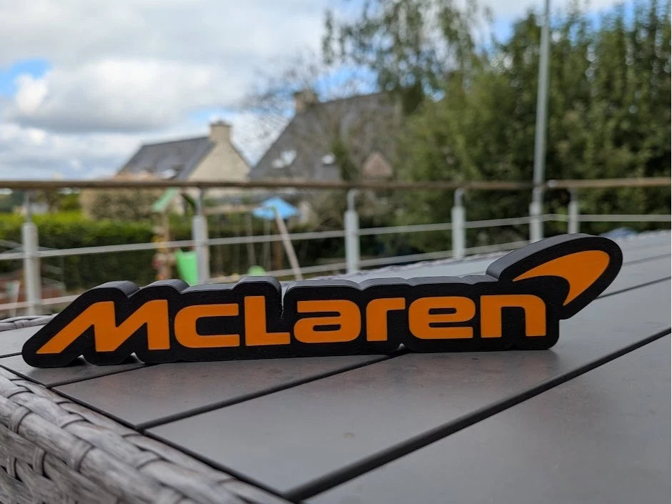 McLaren LED Lightbox Sign Bright Garage Tool Wall Decor F1 USB Powered