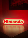 Nintendo USB LED Sign Logo Lamps Lightbox Mancave Collector Gamer - USB Powered