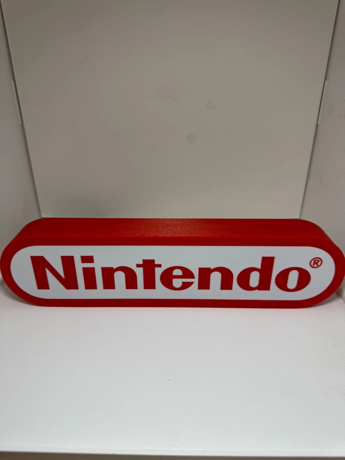 Nintendo USB LED Sign Logo Lamps Lightbox Mancave Collector Gamer - USB Powered