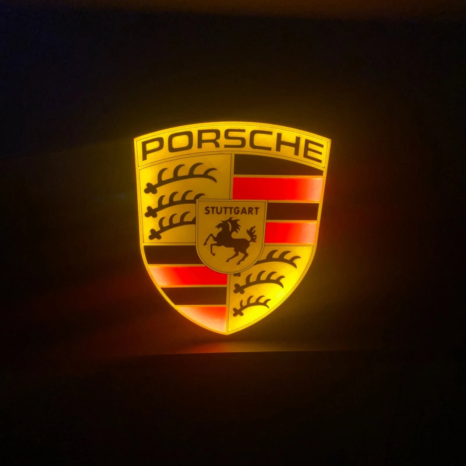 Porsche Light LED Lightbox USB Powered Lamp Car Light