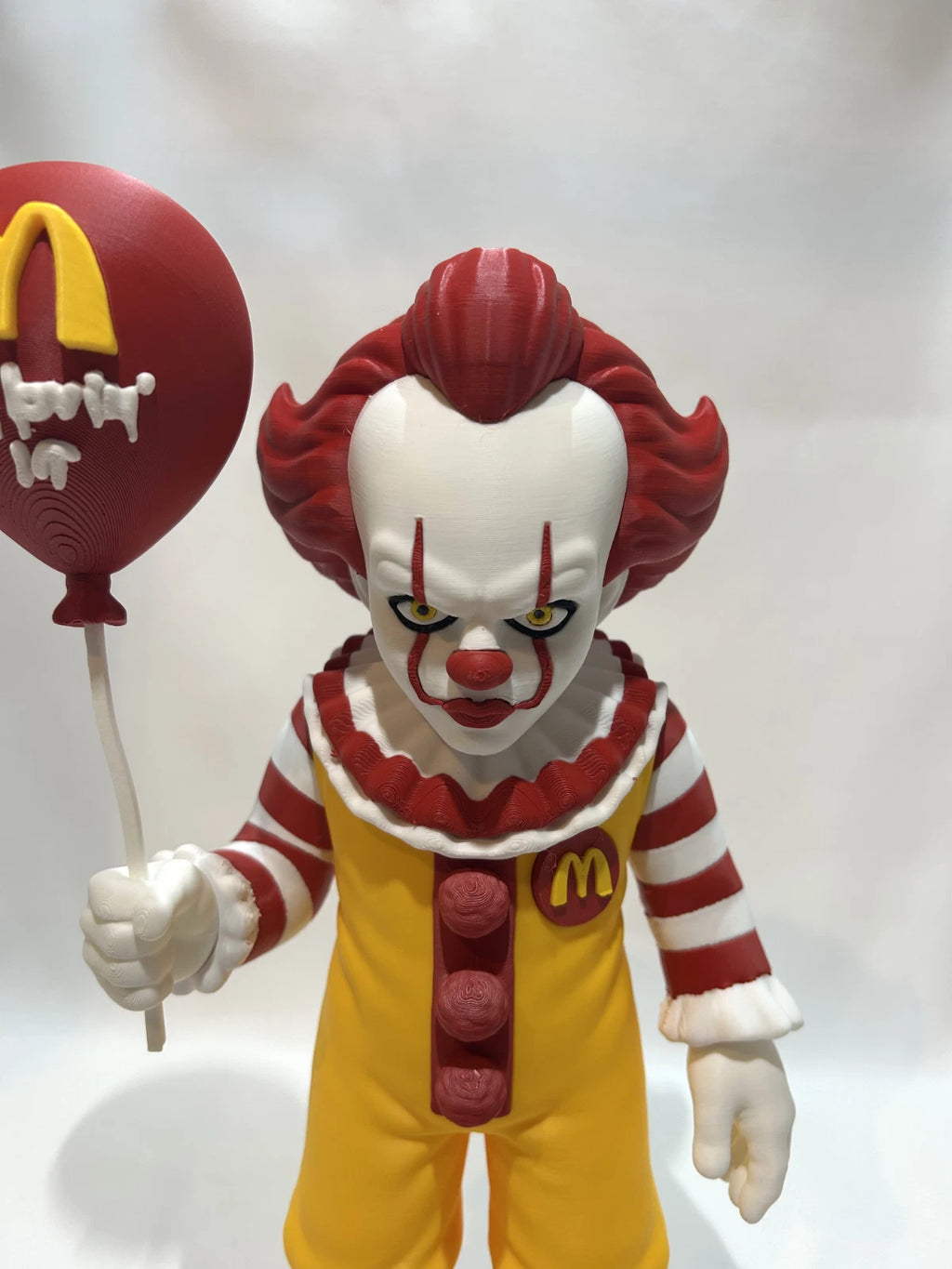 Ronny Mc Pennywise IT mashup 3D Print Ornament 28cm Movie Fan Gift