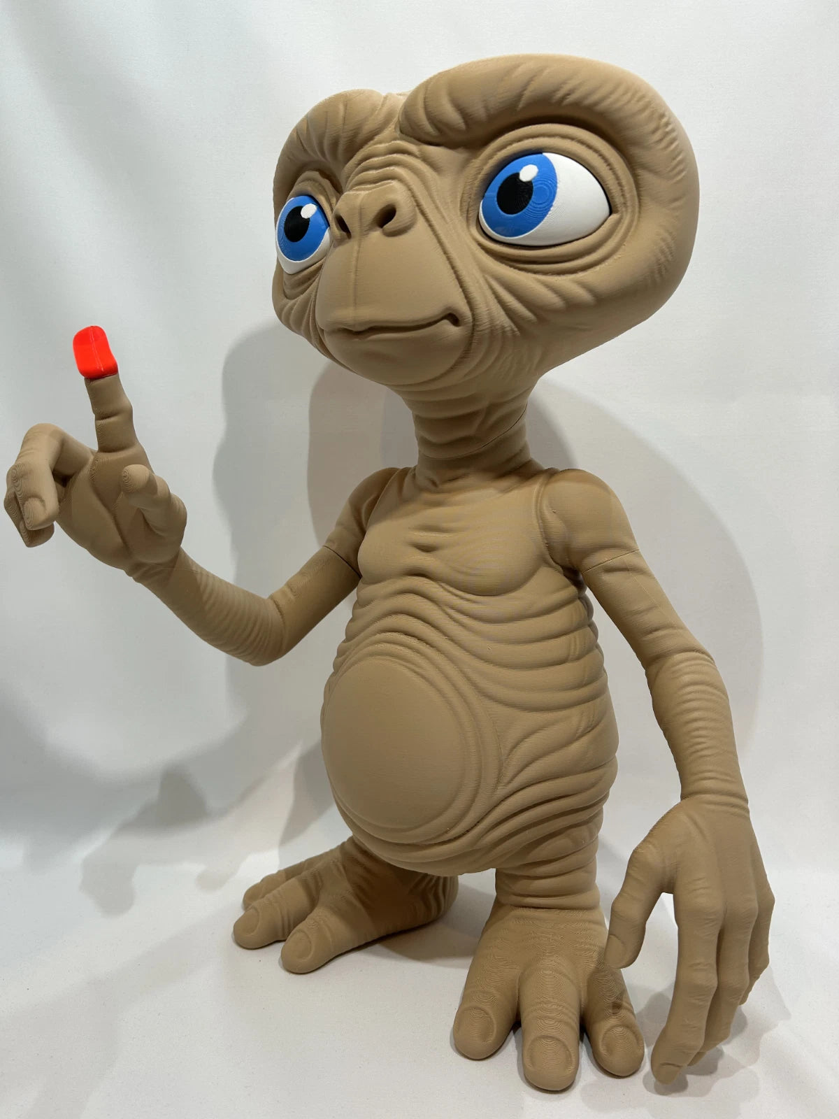 E.T with Light up Finger 3D Printed Ornament 40cm Movie Fan Gift
