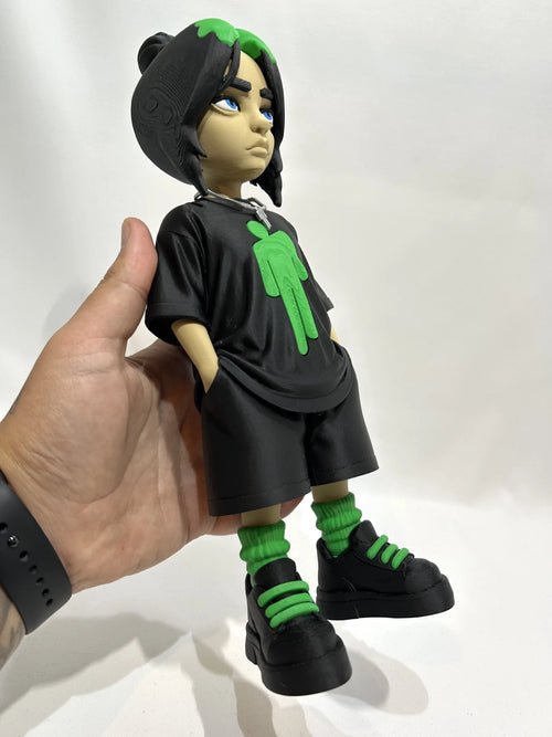 Billie Eilish – Music Icon 3D Print Ornament 30cm Movie Music Fan Gift
