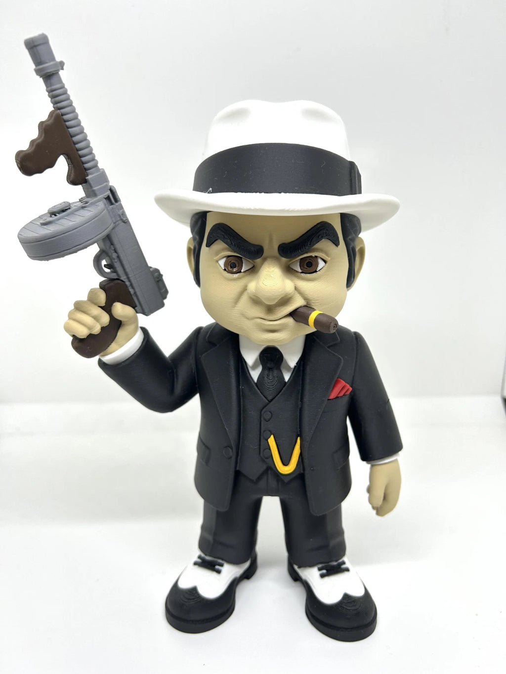 Al Capone Mafia 3D Printed Ornament 20cm Movie Fan Gift