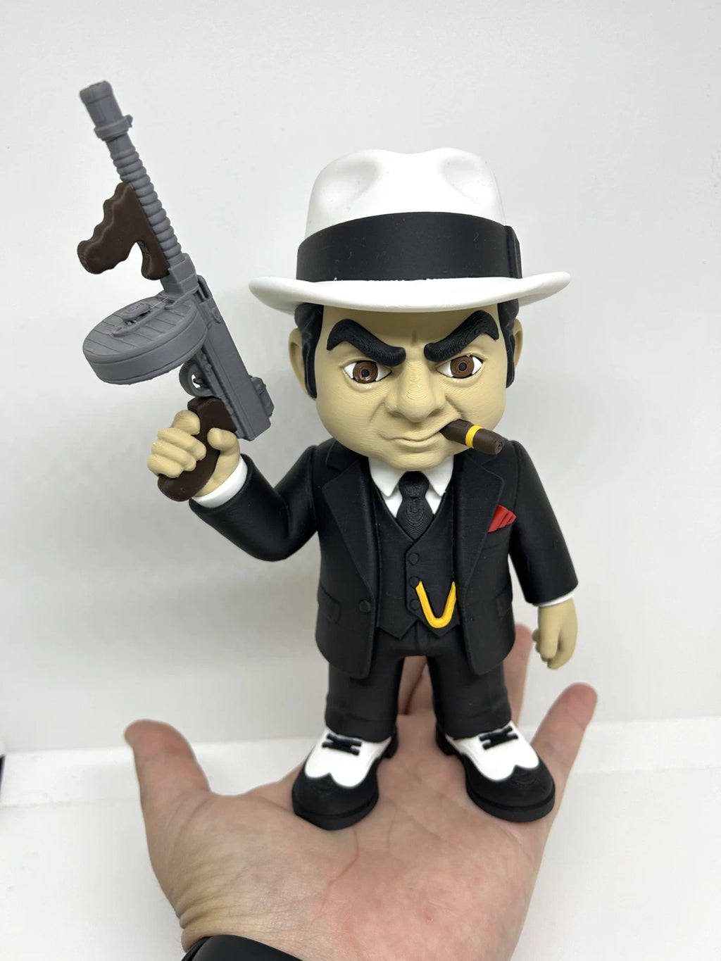 Al Capone Mafia 3D Printed Ornament 20cm Movie Fan Gift