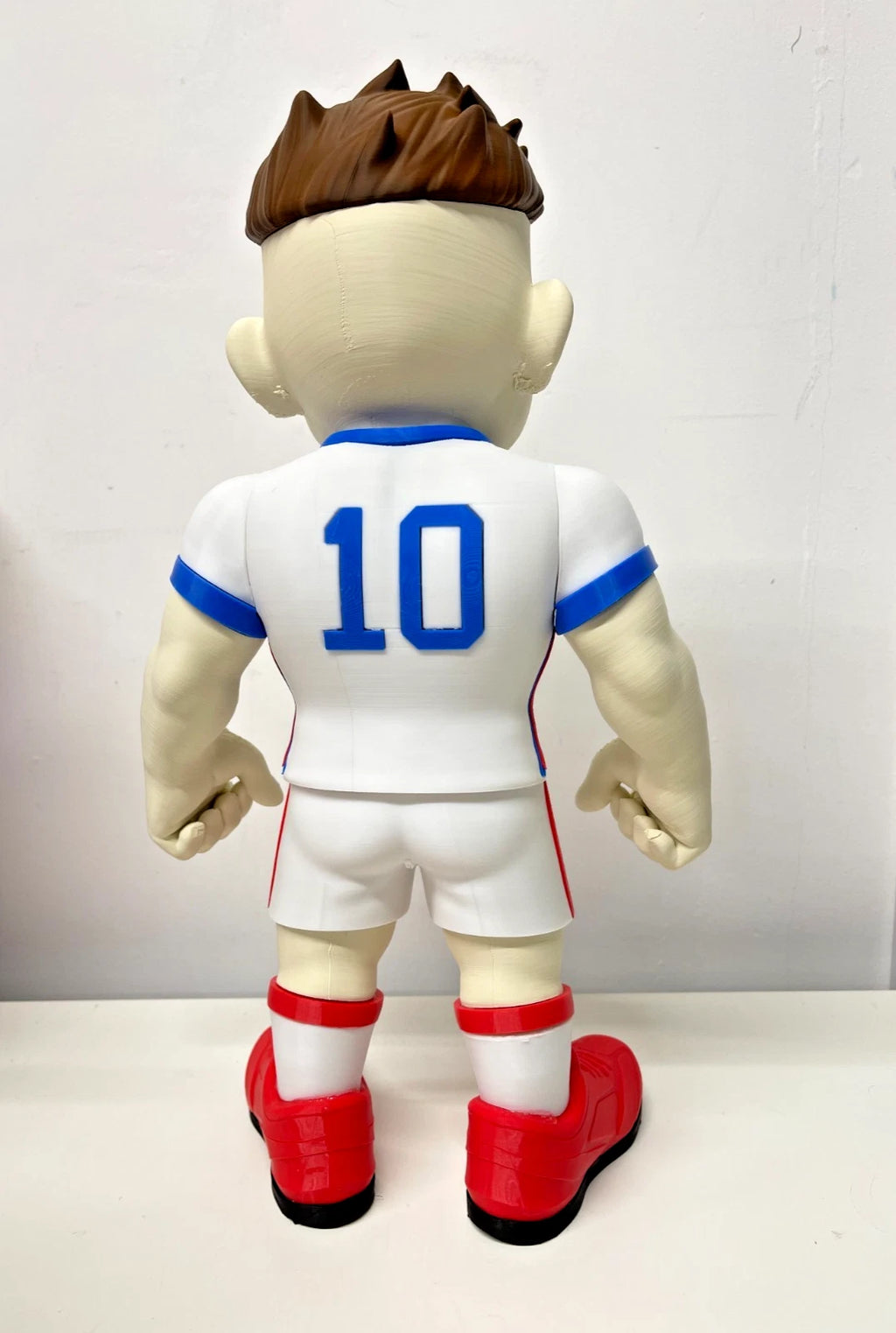 Mario England World Cup Figure 3D Printed Display 35cm Football Soccer Fan Gift