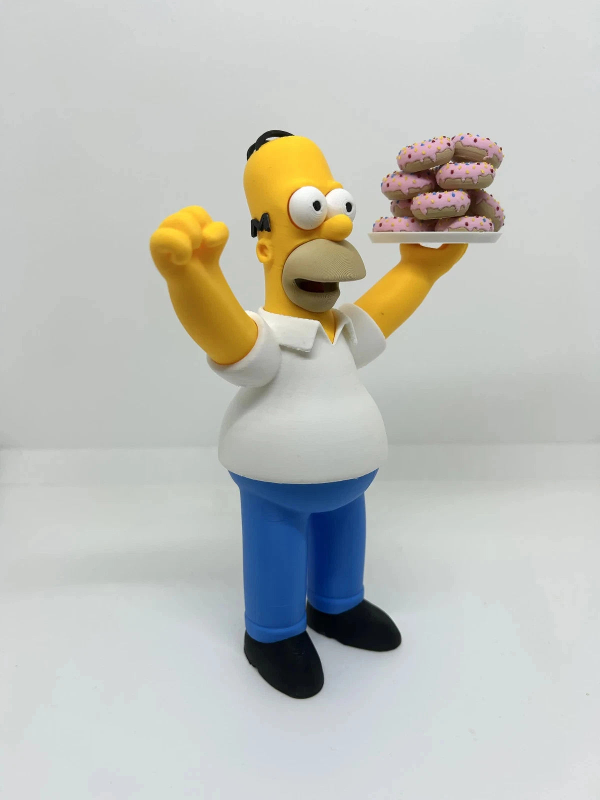Homer & Donuts!! – Cartoon TV Icon 3D Print Ornament 17cm Movie Fan Gift