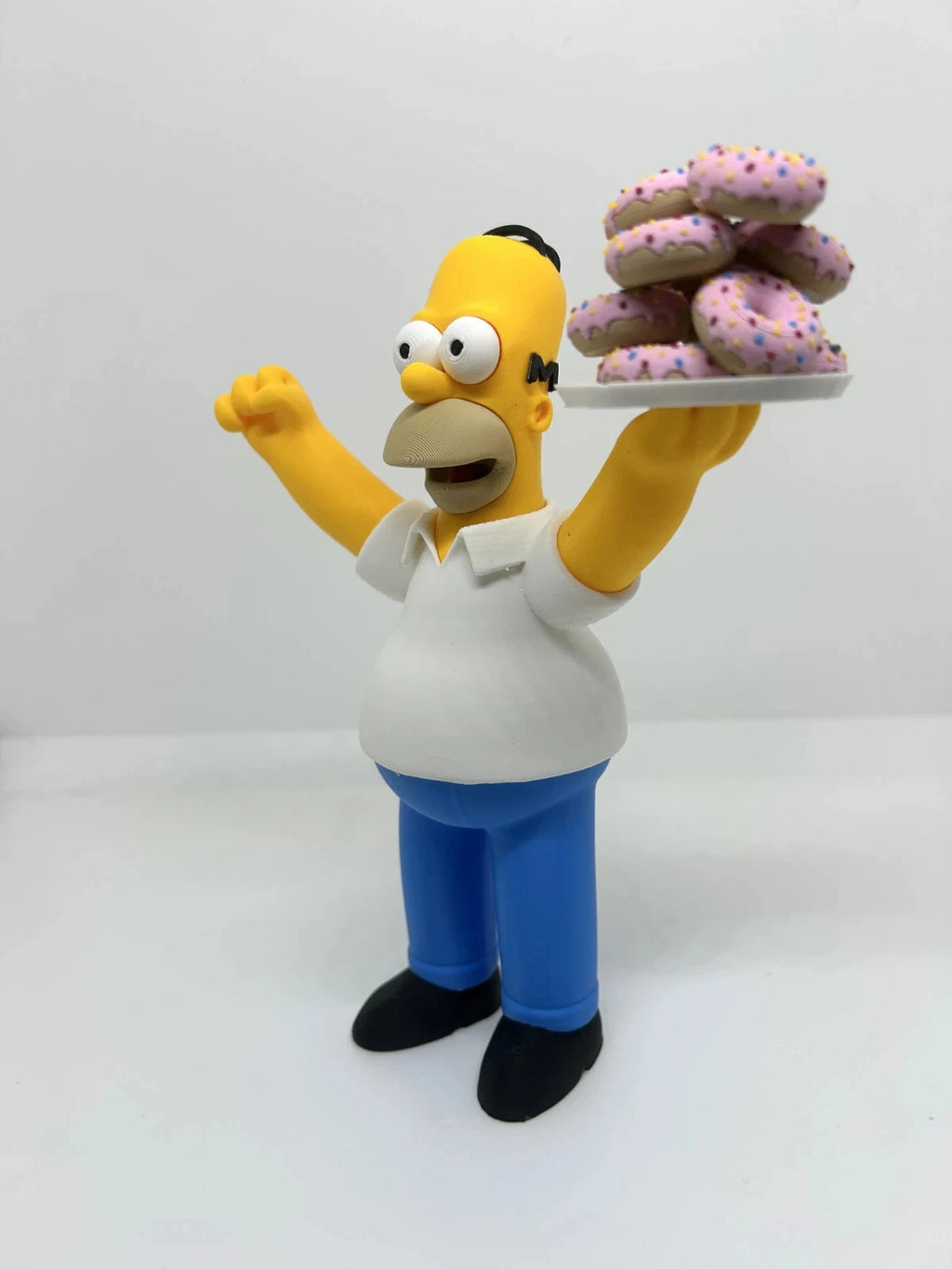 Homer & Donuts!! – Cartoon TV Icon 3D Print Ornament 17cm Movie Fan Gift
