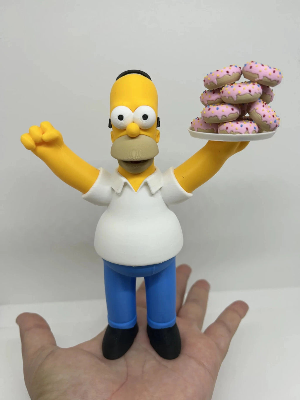 Homer & Donuts!! – Cartoon TV Icon 3D Print Ornament 17cm Movie Fan Gift