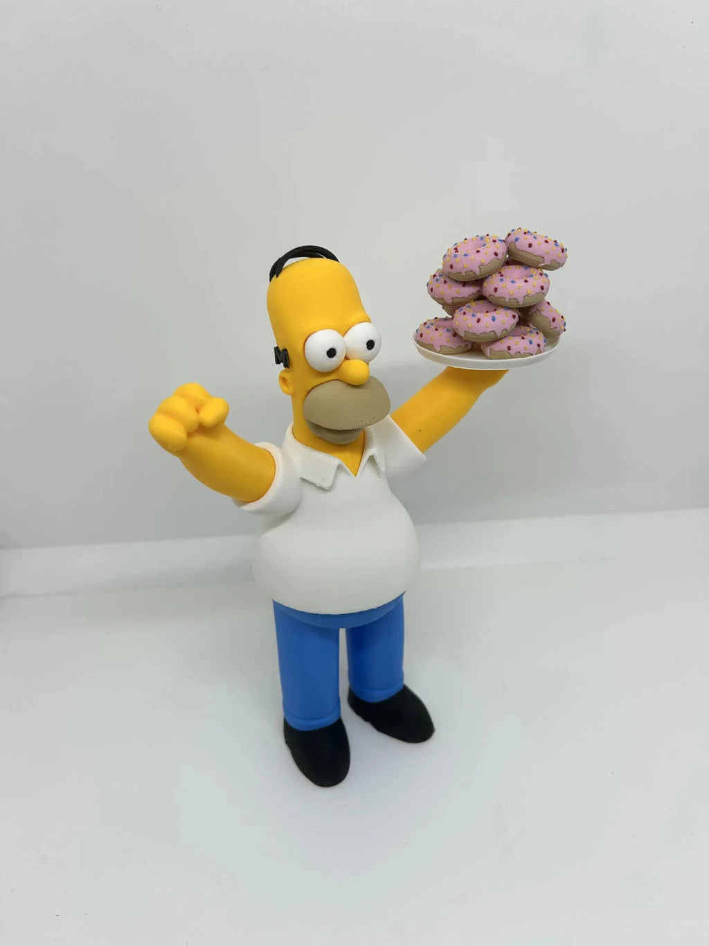 Homer & Donuts!! – Cartoon TV Icon 3D Print Ornament 17cm Movie Fan Gift