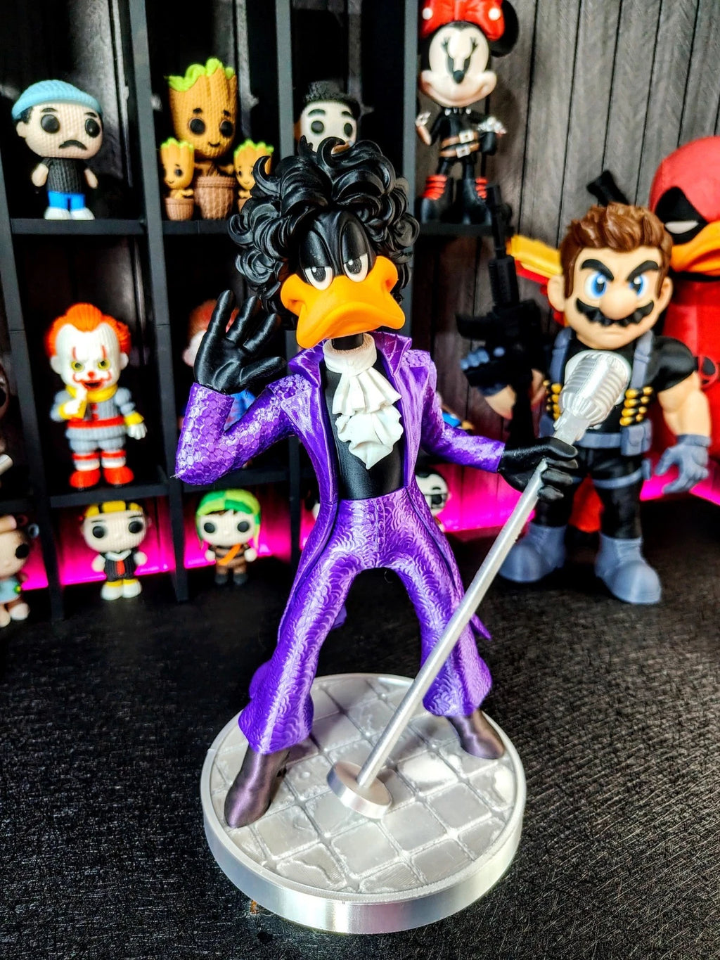 Daffy Duck Prince Figure 3D Printed Ornament 35cm Movie Cartoon Fan Gift