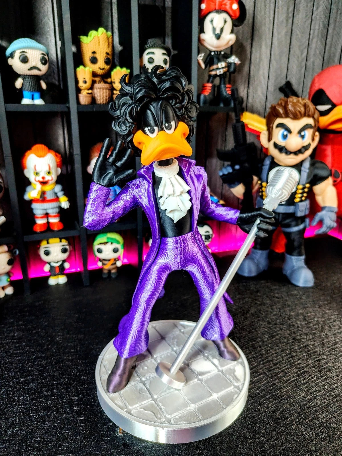 Daffy Duck Prince Figure 3D Printed Ornament 35cm Movie Cartoon Fan Gift