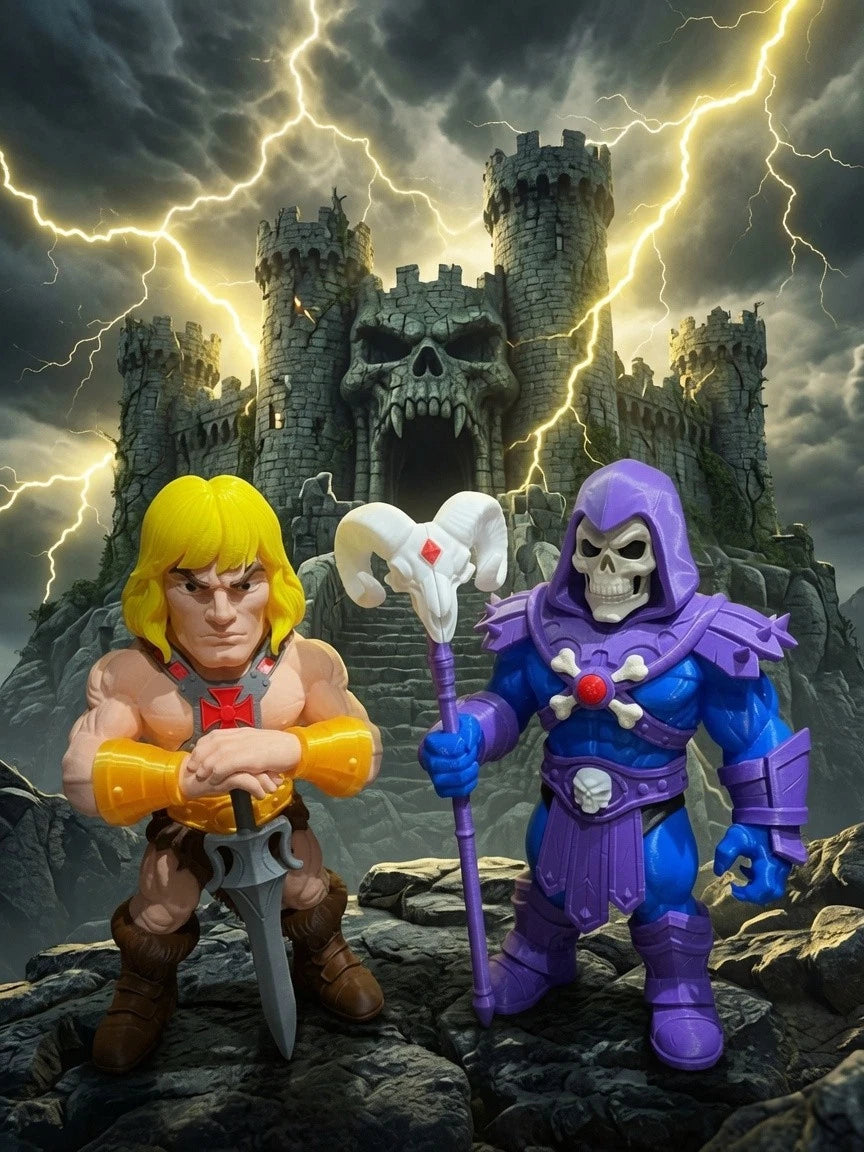 He-Man & Skeletor Masters of the Universe Movie Icons Figure Ornament Display