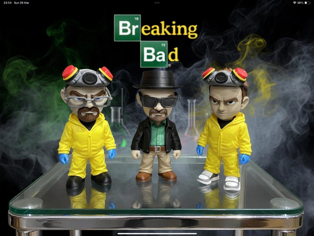 Heisenberg, Jesse Pinkman & Walter White Figures 22cm Breaking Bad TV Show