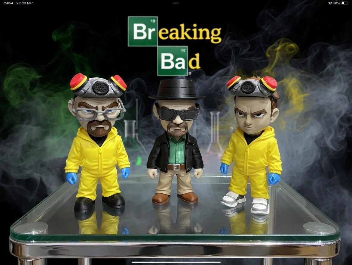 Heisenberg, Jesse Pinkman & Walter White Figures 22cm Breaking Bad TV Show