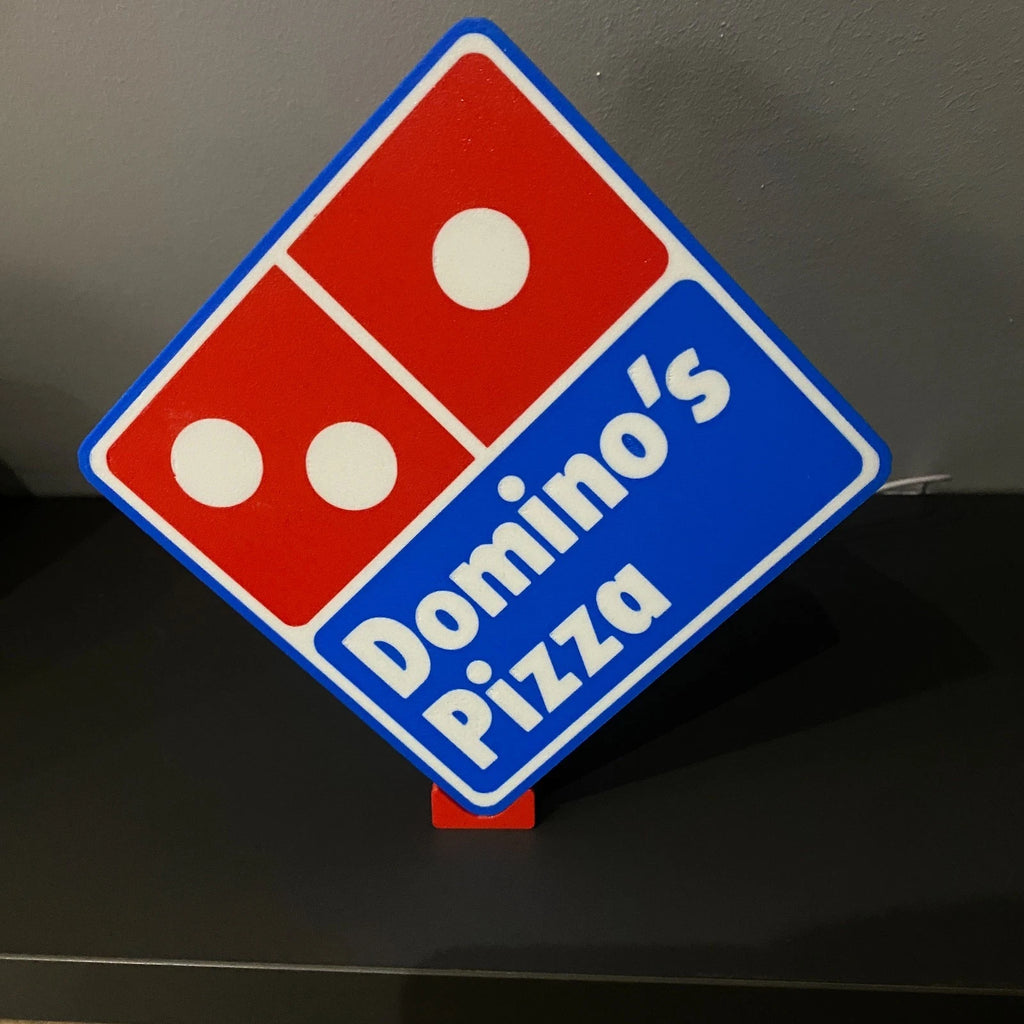 Domino's Pizza USB LED Sign Light Box USB Lamp Nightlight Fast Food Fan