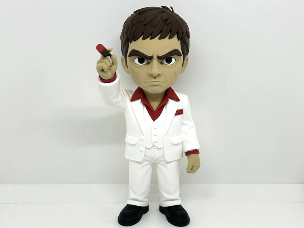 Tony Montana Scarface Figure 3D Print 20cm Movie Fan Gift Man Cave