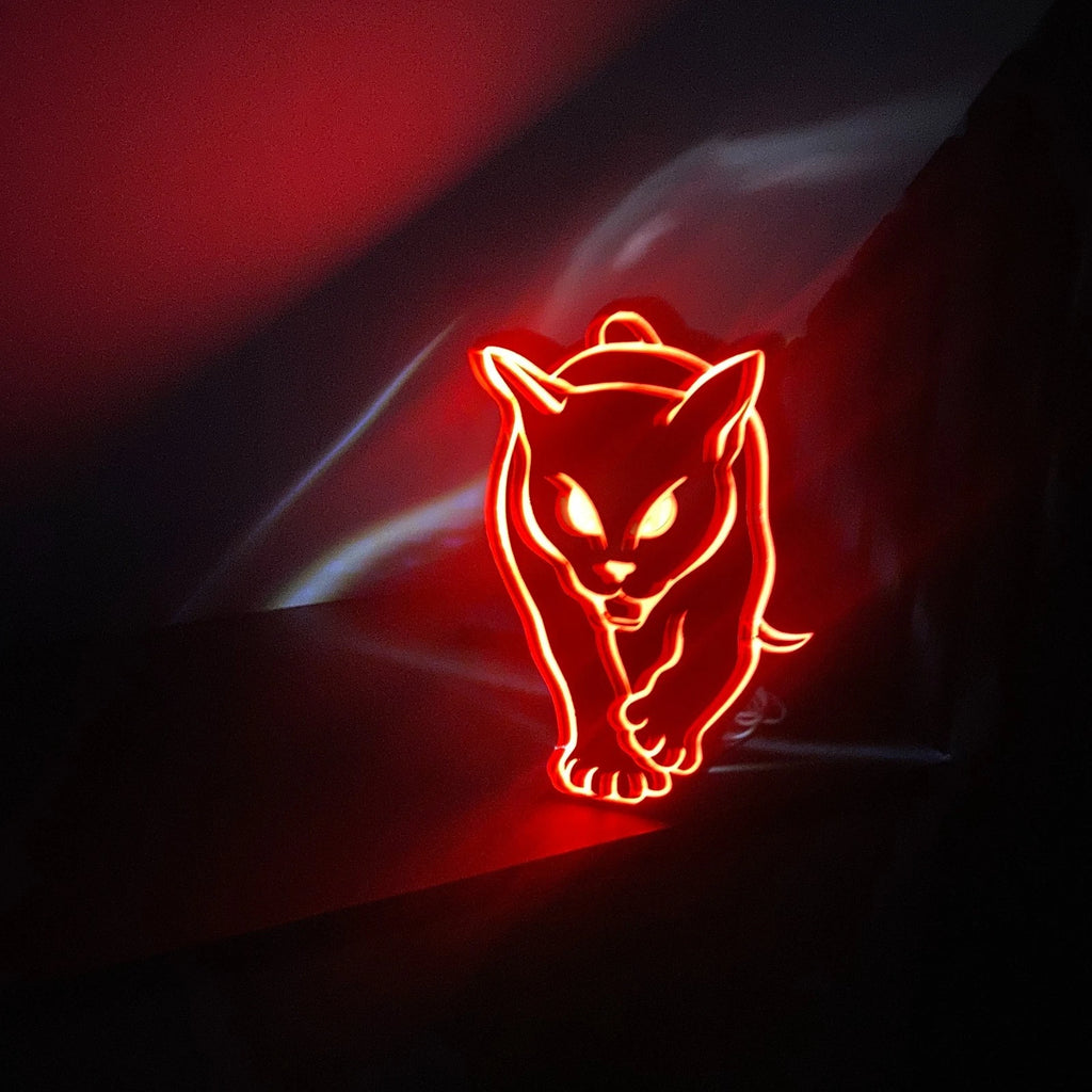 Sunderland Black Cat LED Lightbox Nightlight USB Powered LED Lamp ,Man Cave, Bar