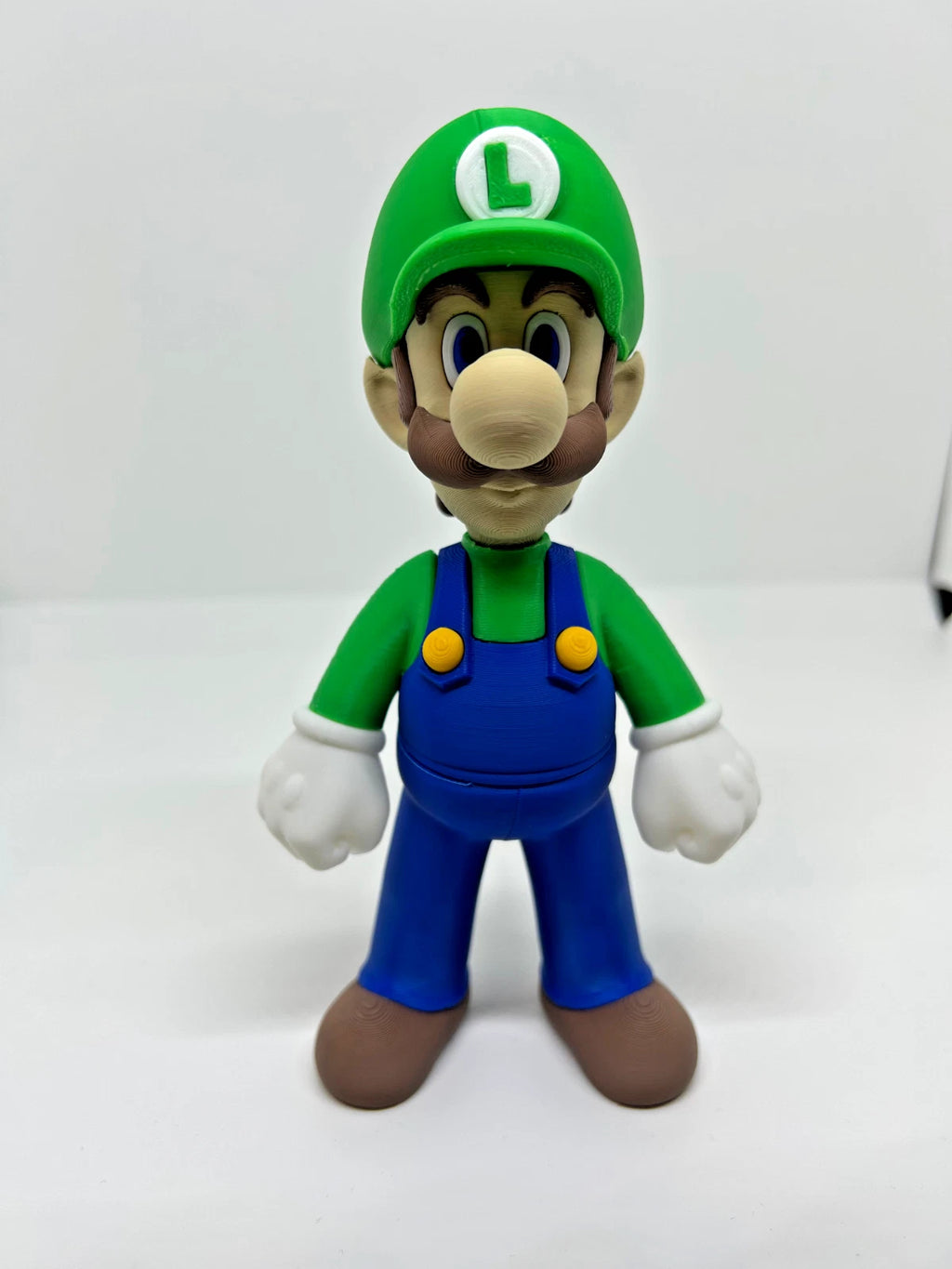 Luigi Figure 3D Print 20cm Movie Fan Gift Man Cave Super Mario