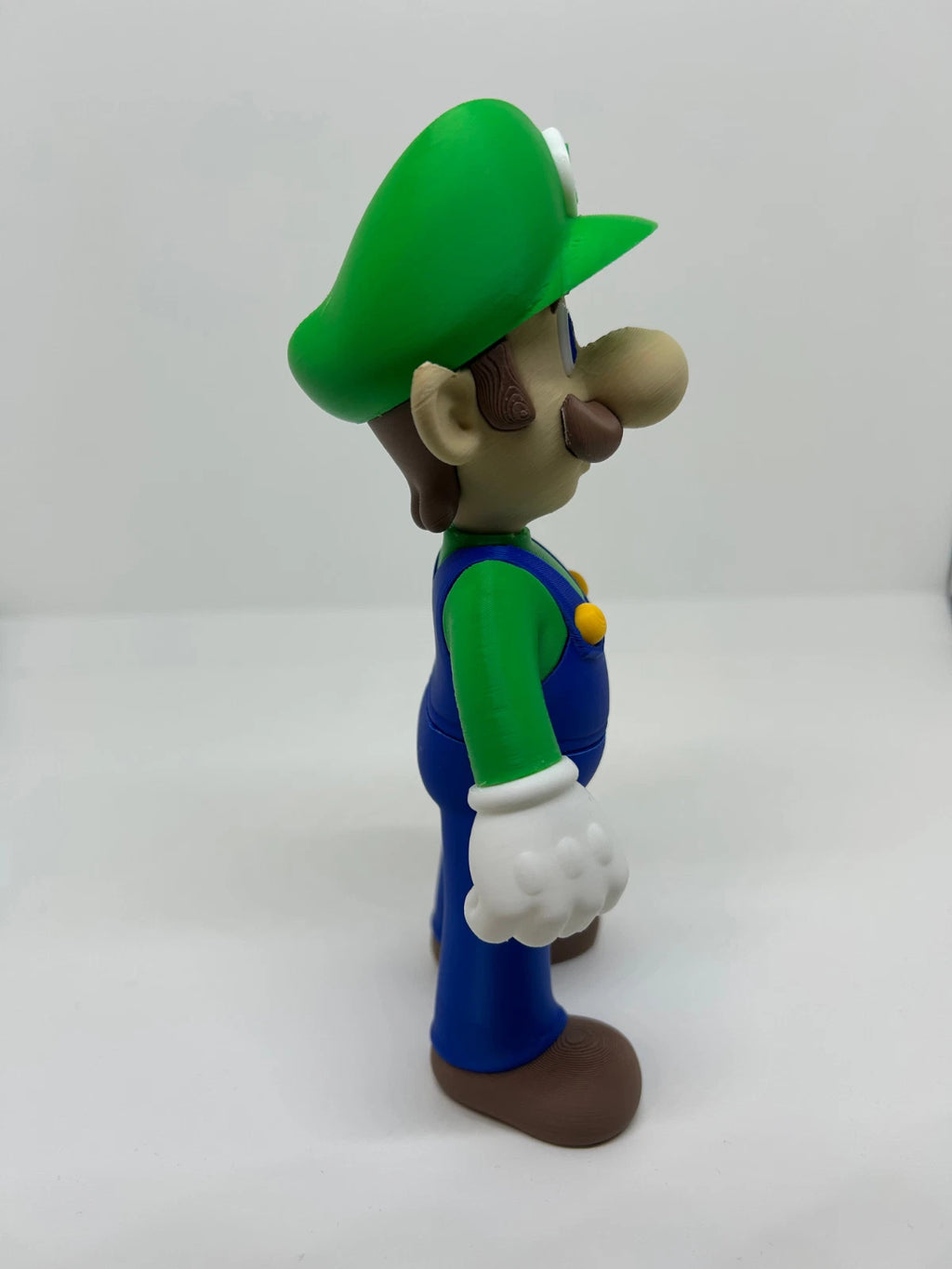 Luigi Figure 3D Print 20cm Movie Fan Gift Man Cave Super Mario