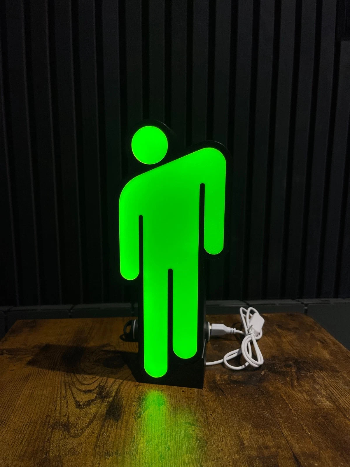 Billie Eilish Logo LED Light Box Sign Lightbox Wall Decor USB POWERED
