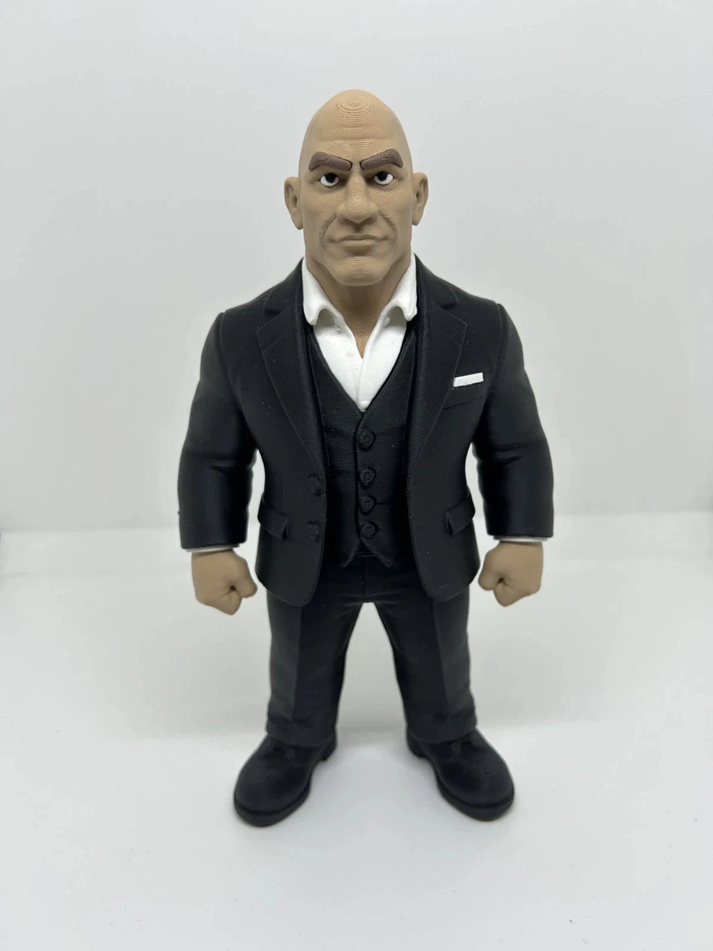 The Rock WWE Icon Figure 3D Print 20cm TV Movie Fan Gift Office Display