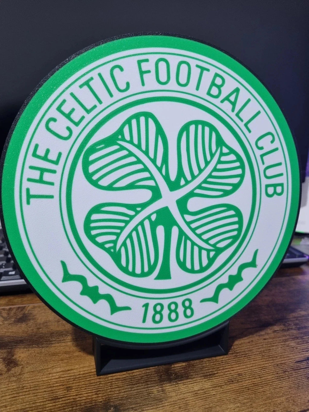 Celtic Football Club LED Light Box USB Powered man cave, bar