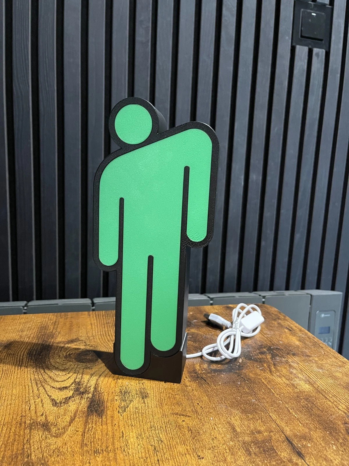 Billie Eilish Logo LED Light Box Sign Lightbox Wall Decor USB POWERED