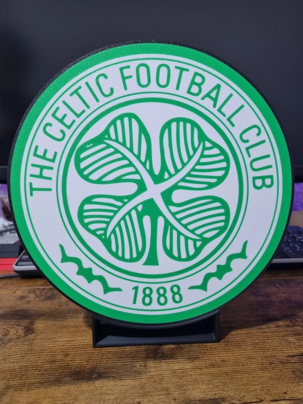 Celtic Football Club LED Light Box USB Powered man cave, bar