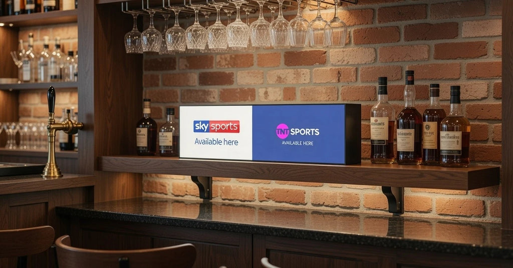Sky Sports TNT Light Box Gift Novelty Lamp Man Cave Bar Shed Pub Sign Led USB