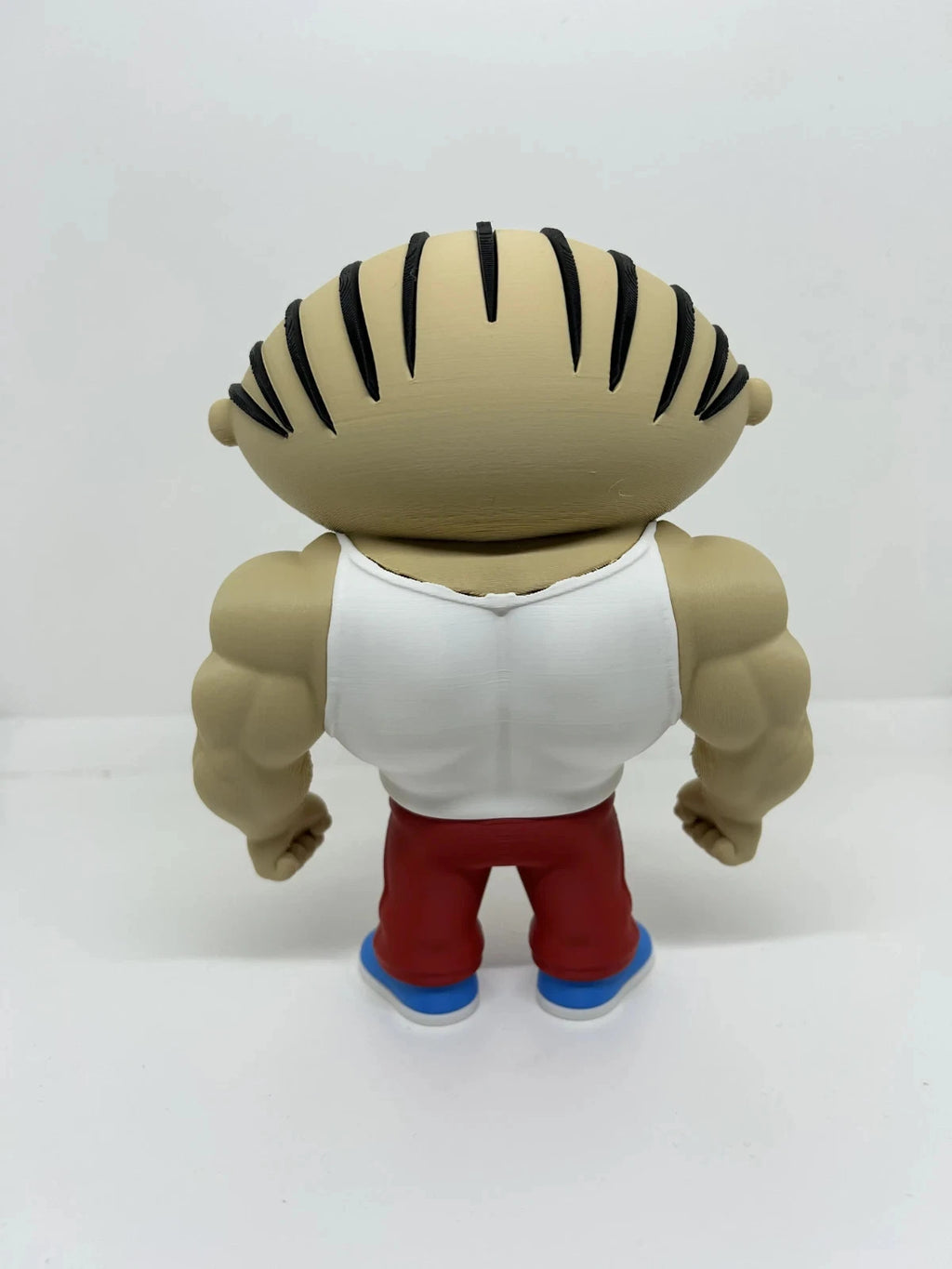 Stewie with Muscles Family Guy Figure 3D Print 17cm TV Fan Gift Office Display