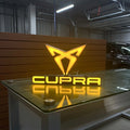 Cupra LOGO LED Sign Lightbox Garage Tool Wall Decor USB POWERED Gift